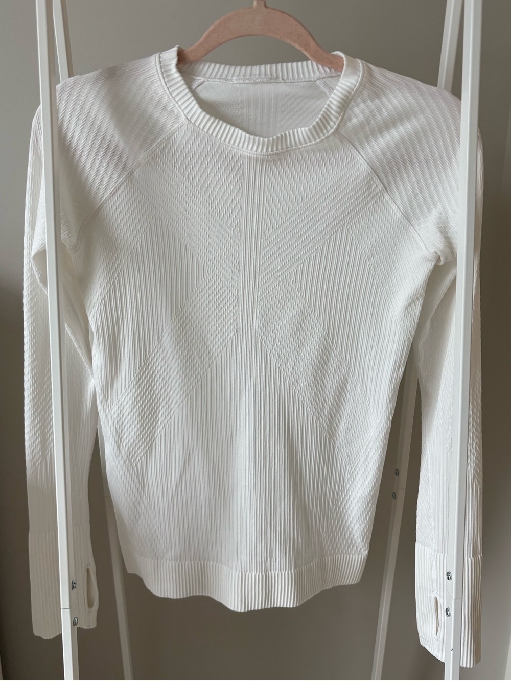 Lululemon White Rest Less Pullover